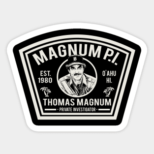 Magnum PI Shield Dks Sticker